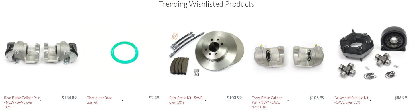 How to Add a Trending Wishlist Items Widget - Swym